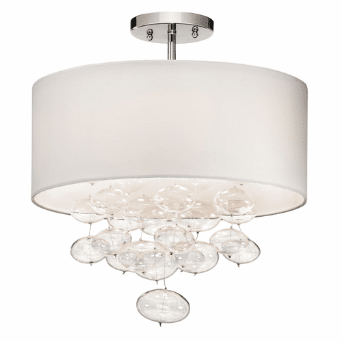 elan Piatt 3-LT Semi Flush - Chrome - 83239