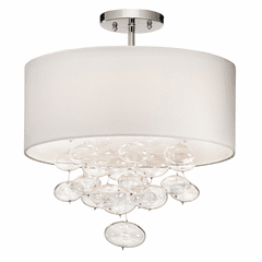 elan Piatt 3-LT Semi Flush - Chrome - 83239
