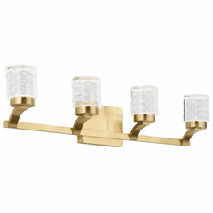 elan Rene 4-LT LED Bath Vanity Light - Champagne Gold - 84042CG elan Rene 4-LT LED Bath Vanity Light - Champagne Gold - 84042CG