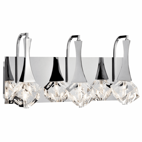 elan Rockne 3-LT LED Bath Vanity Light - Chrome - 83776