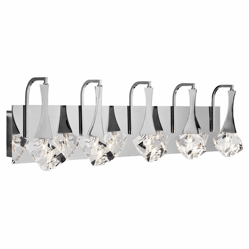 elan Rockne 5-LT LED Bath Vanity Light - Chrome - 83777