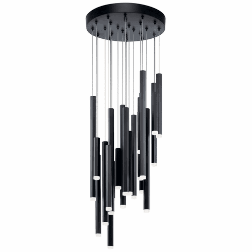 elan Soho 24-LT LED Cluster Pendant - Black - 84116