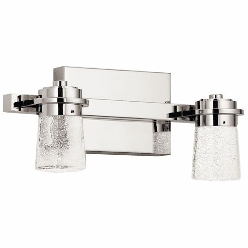 elan Vada 2-LT LED Bath Vanity Light - Polished Nickel - 85069PN