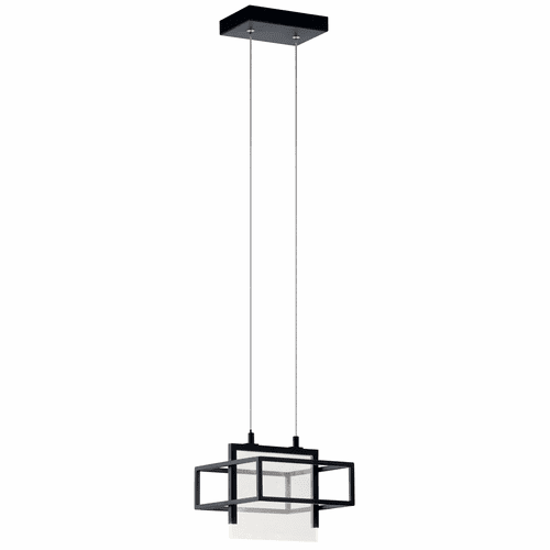elan Vega LED Mini Pendant - Matte Black - 84052