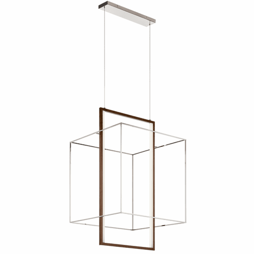 elan Viho LED Foyer Chandelier - Polished Nickel - 84044