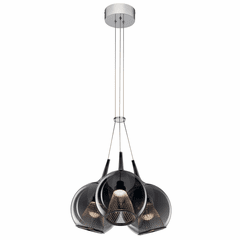 elan Zin 3-LT LED Cluster Pendant - Chrome - 84155 elan Zin 3-LT LED Cluster Pendant - Chrome - 84155