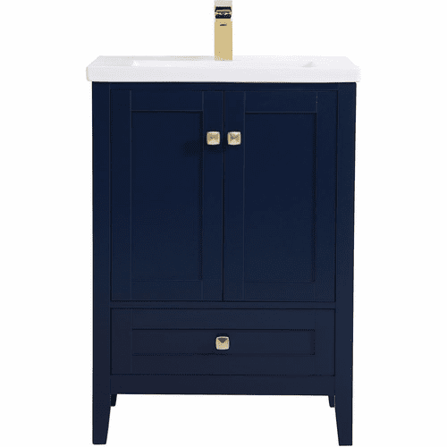 Elegant Aqua 24" Bathroom Vanity - Blue - VF-2001BL