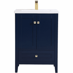 Elegant Aqua 24" Bathroom Vanity - Blue - VF-2001BL