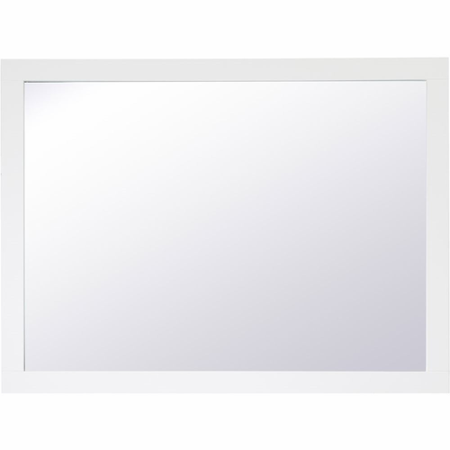 Elegant Aqua Rectangle Vanity - White - VM24836WH