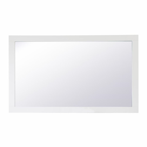 Elegant Aqua Rectangle Vanity - White - VM26036WH
