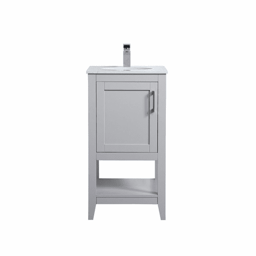 Elegant aubrey 18" Single Bathroom Vanity - Grey - VF16018GR