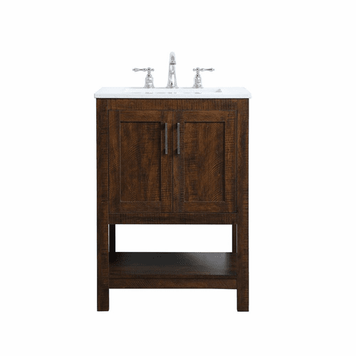 Elegant aubrey 24" Single Bathroom Vanity - Espresso - VF16024EX