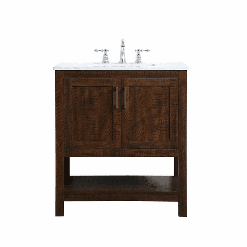 Elegant aubrey 30" Single Bathroom Vanity - Espresso - VF16030EX