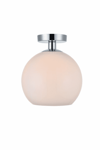 Elegant Baxter 1-LT Chrome Flush Mount - LD2211C