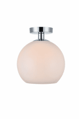 Elegant Baxter 1-LT Chrome Flush Mount - LD2211C