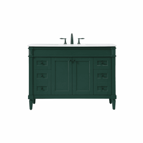 Elegant Bennett 48" Single Bathroom Vanity - Green - VF31848GN