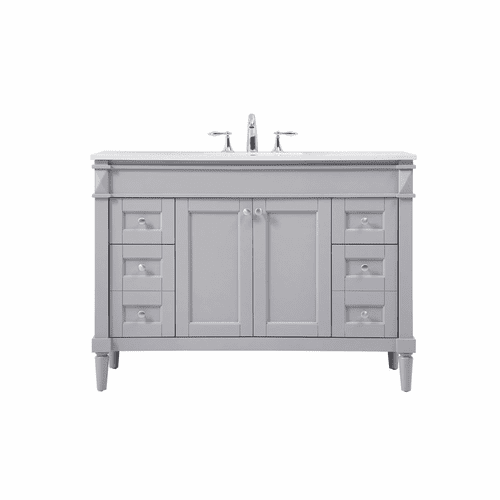 Elegant Bennett 48" Single Bathroom Vanity - Grey - VF31848GR