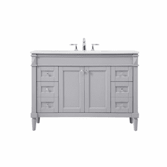 Elegant Bennett 48" Single Bathroom Vanity - Grey - VF31848GR