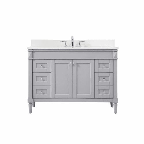 Elegant Bennett 48" Single Bathroom Vanity - Grey - VF31848GR-BS
