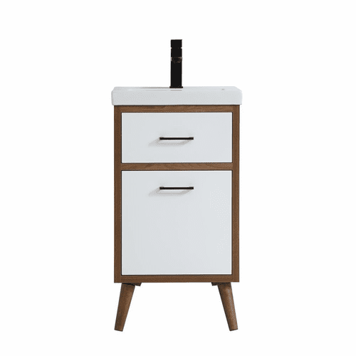 Elegant Boise 18" Bathroom Vanity - Matte White - VF41018WH