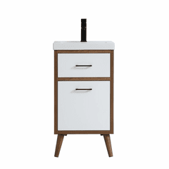 Elegant Boise 18" Bathroom Vanity - Matte White - VF41018WH