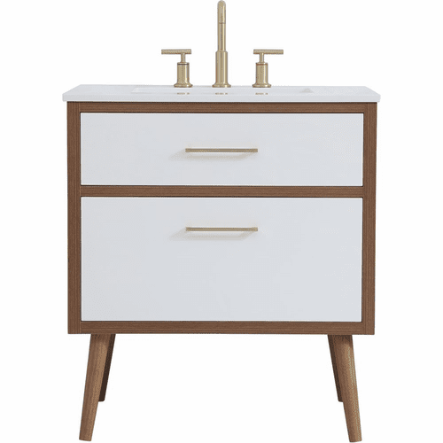 Elegant Boise 30" Bathroom Vanity - White - VF41030WH