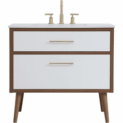Elegant Boise 36" Bathroom Vanity - White - VF41036WH