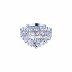 Elegant Century 4-LT Chrome Flush Mount Clear Royal Cut Crystal - V1902F12C/RC