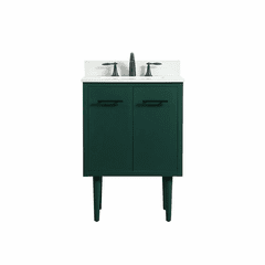 Elegant Cyrus 24" Single Bathroom Vanity - Green - VF48024MGN-BS