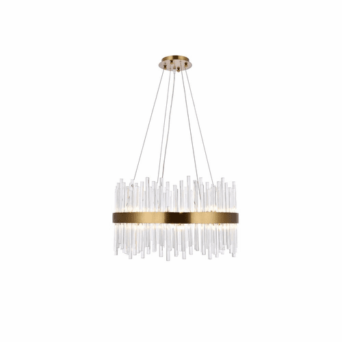 Elegant Dallas 6-LT Chandelier - Gold - 3000D25G