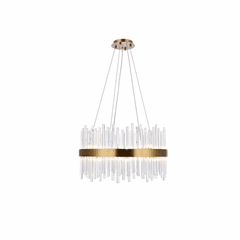 Elegant Dallas 6-LT Chandelier - Gold - 3000D25G