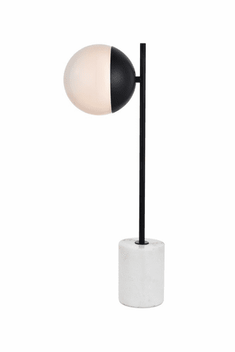 Elegant Eclipse 1-LT Black Table Lamp - LD6104BK