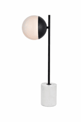 Elegant Eclipse 1-LT Black Table Lamp - LD6104BK