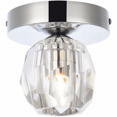 Elegant Eren 1-LT Flush Mount - Chrome - 3505F5C