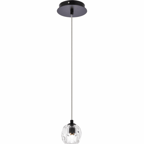Elegant Eren 1-LT Pendant - Black - 3505D6BK