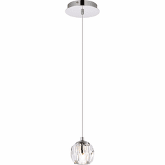 Elegant Eren 1-LT Pendant - Chrome - 3505D6C