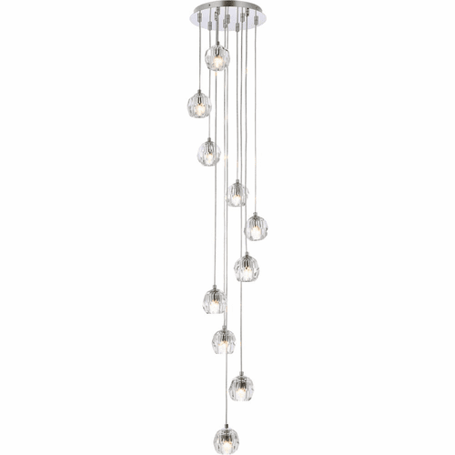Elegant Eren 10-LT Pendant - Chrome - 3505G11C