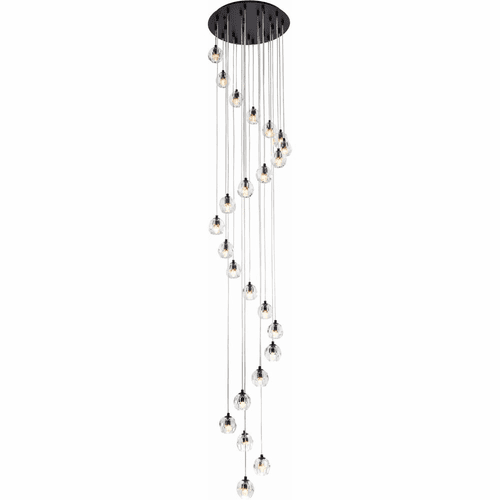 Elegant Eren 24-LT Pendant - Black - 3505G19BK