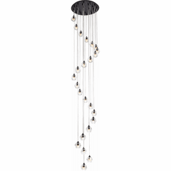 Elegant Eren 24-LT Pendant - Black - 3505G19BK