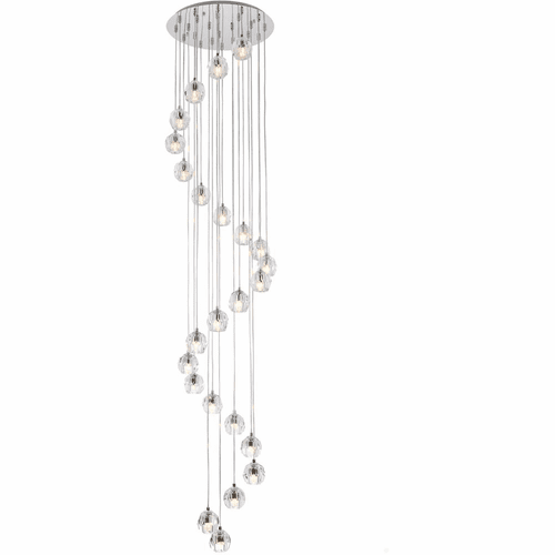 Elegant Eren 24-LT Pendant - Chrome - 3505G19C