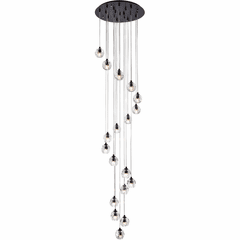 Elegant Eren 8-LT Pendant - Black - 3505D20BK