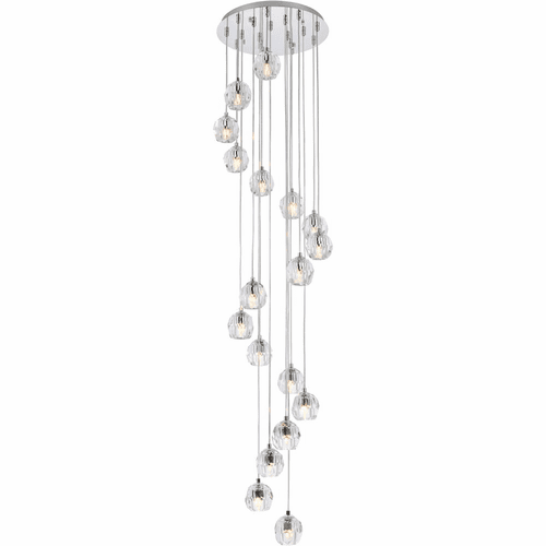 Elegant Eren 8-LT Pendant - Chrome - 3505G15C