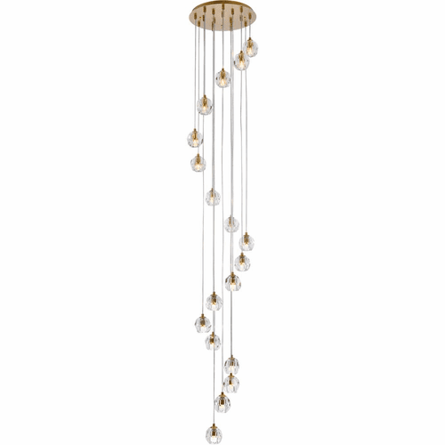 Elegant Eren 8-LT Pendant - Gold - 3505G15G