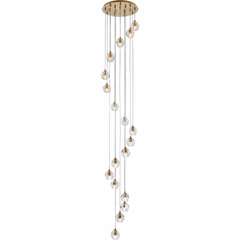 Elegant Eren 8-LT Pendant - Gold - 3505G15G