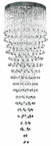 Elegant Galaxy 16-LT Chrome Chandelier Clear Royal Cut Crystal - V2006G32C/RC
