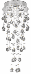 Elegant Galaxy 3-LT Chrome Flush Mount Clear Royal Cut Crystal - V2006F12C/RC Elegant Galaxy 3-LT Chrome Flush Mount Clear Royal Cut Crystal - V2006F12C/RC