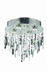 Elegant Galaxy 4-LT Chrome Flush Mount Clear Royal Cut Crystal - V2006F14SC/RC Elegant Galaxy 4-LT Chrome Flush Mount Clear Royal Cut Crystal - V2006F14SC/RC