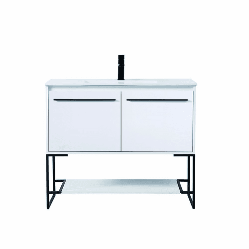 Elegant Gerard 48" Single Bathroom Vanity - Concrete Grey - VF42048CG