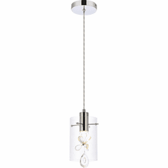 Elegant Hana 1-LT Pendant - Chrome - 5202D6C