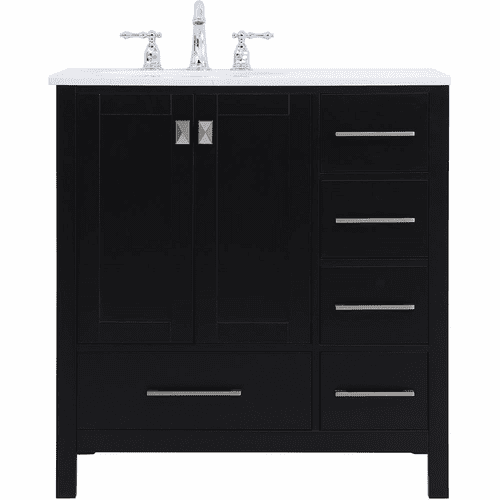 Elegant Irene 32" Single Bathroom Vanity - Black - VF18832BK
